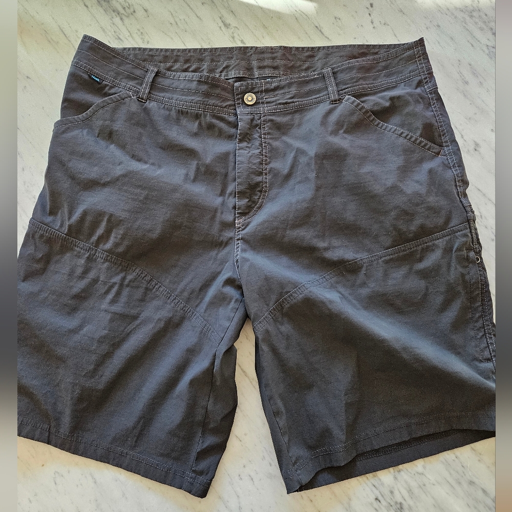 Kuhl Men's Sz 42 Renegade‎ Cargo Shorts Charcoal Gray Outdoor Hiking